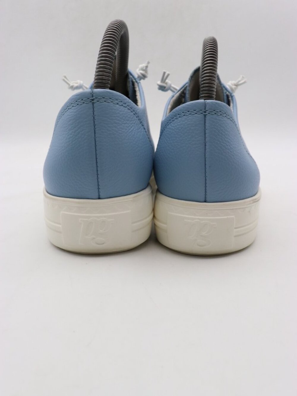 Paul Green Hadley Women’s Size UK 6.5 US 9 Platform Sneakers Sky Blue Leather - Picture 5 of 9